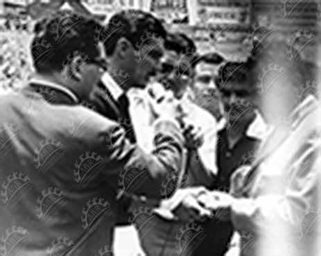 Antonio La Tota Carbajal con reportero